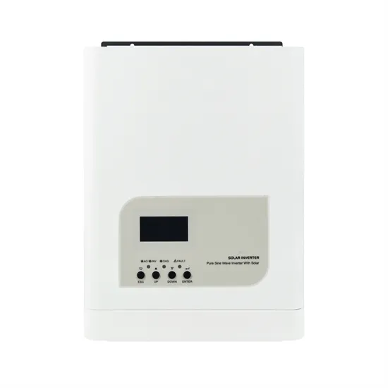 The inverter output has voltage to ground